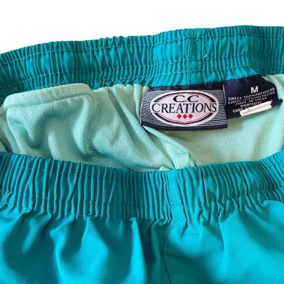 Texas A&M Workout Running Athletic Shorts Green Turquoise Size M for Women - Picture 6 of 8